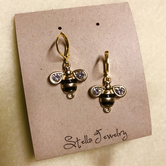 🐝 Cute Busy Bee Earrings 🐝 - Picture 2 of 2